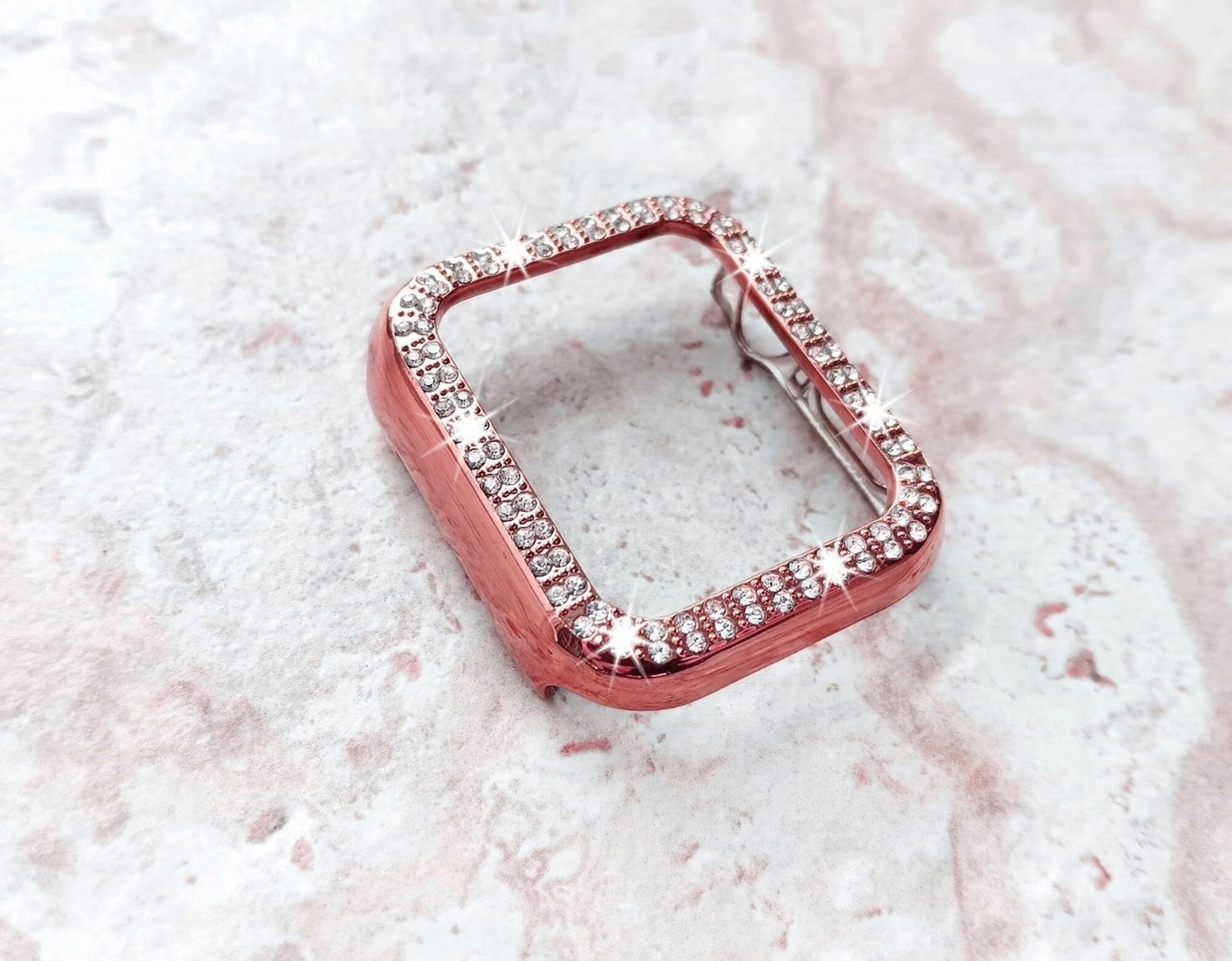 Apple Watch Crystal Bezel Bling Case Cover for Ultra 2 9 8 7 SE 6 5 4 3 2 Series 49mm 45mm 44mm 42mm 41mm 40mm 38mm Protective Bumper Frame